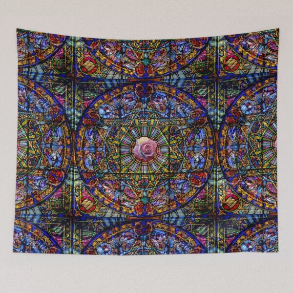 Item preview, vintage stained glass designed and sold by digitalgull.