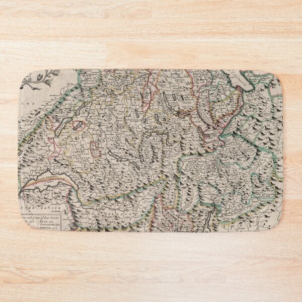 Item preview, Vintage Map of Switzerland (1721) designed and sold by BravuraMedia.