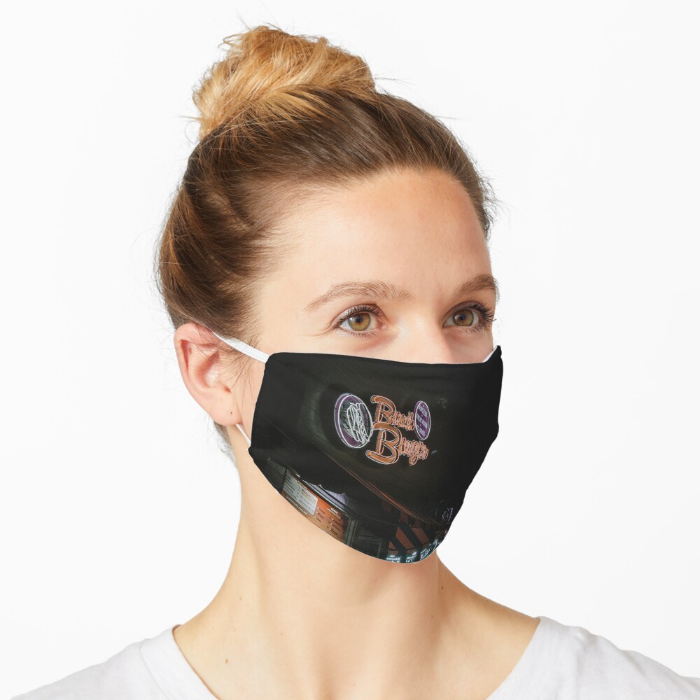 Santa Monica Pier At Night Mask