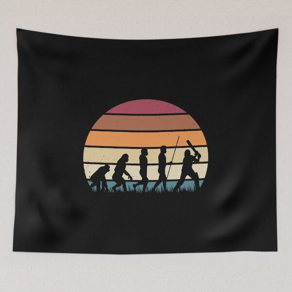 Item preview, Cricket Evolution Of Cricketer Funny Retro designed and sold by artworkbyrihen.