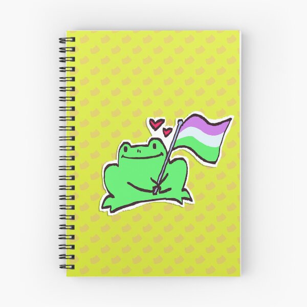 Item preview, Genderqueer Pride Froggy (Funny Frogs) designed and sold by HeyMilkMann.