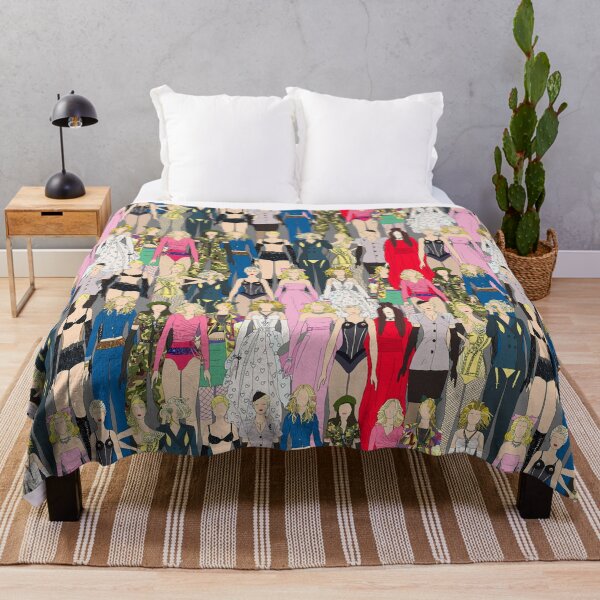 Madonna-A-Thon Throw Blanket