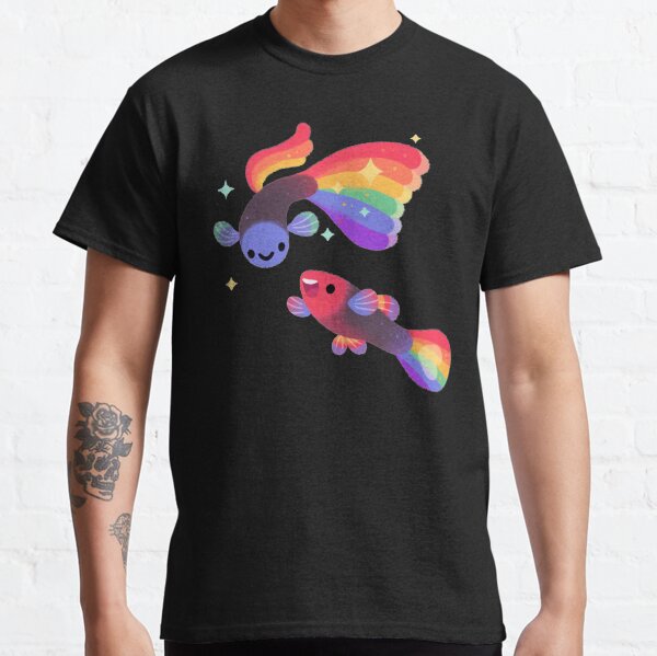Rainbow guppy 5 Classic T-Shirt