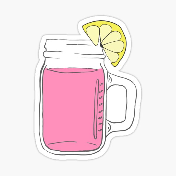 Pink Lemonade Glossy Sticker
