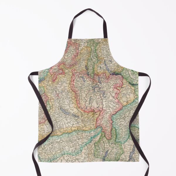 Item preview, Vintage Map of Switzerland (1755) designed and sold by BravuraMedia.