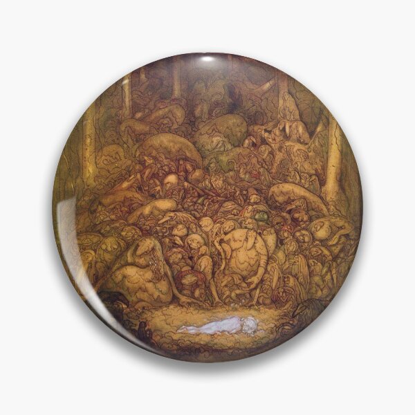 Artikelvorschau, Forest of goblins Vintage John Bauer fantasy artwork entworfen und verkauft von Vintage Designs +.