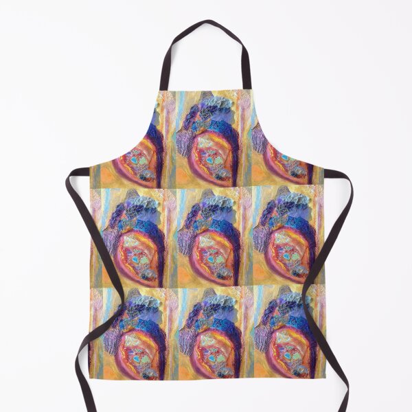 Item preview, Harmonic Variations detail in blue, pink, and gold designed and sold by Claire Cooper-Walsh.