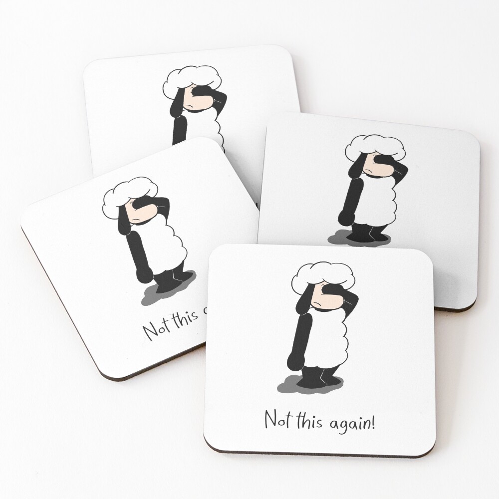 Item preview, Coasters (Set of 4) designed and sold by coldteacomics.