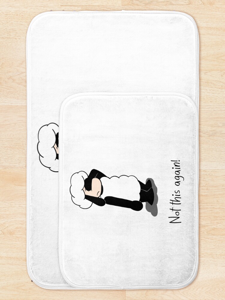 Alternate view of Not this again! Bath Mat