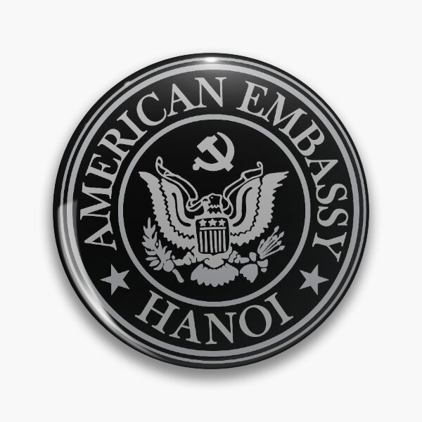 Item preview, American Embassy Hanoi Grey designed and sold by ArtofDissent.