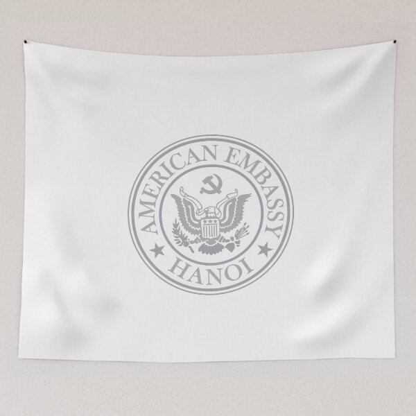 Item preview, American Embassy Hanoi Grey designed and sold by ArtofDissent.