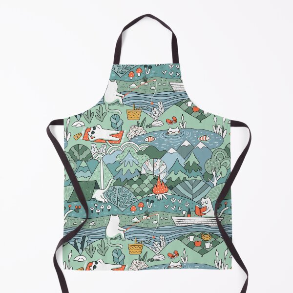 Item preview, The day on lake with white Cat. Cats weekend. Nature anti stress designed and sold by kostolom3000.