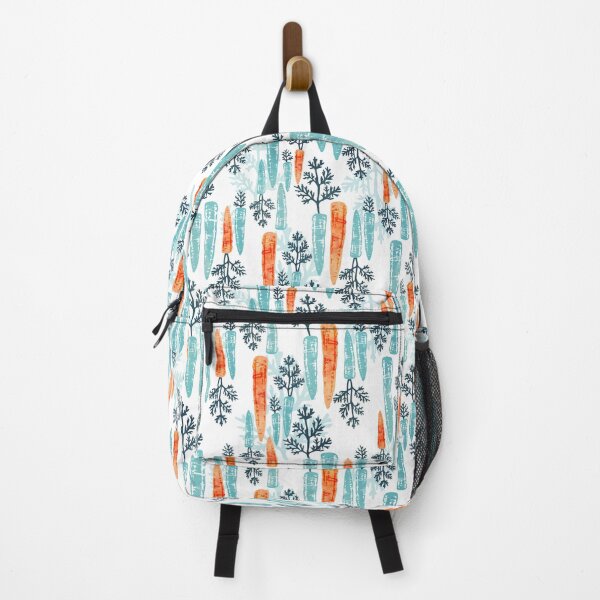 Item preview, Watercolor carrot repeat on white designed and sold by adenaJ.