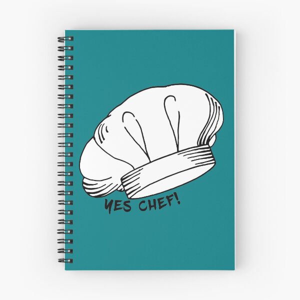 Item preview, White Chef Hat Toque Blanche Yes Chef Quote designed and sold by HotHibiscus.