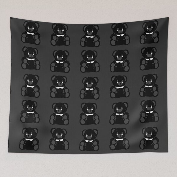 Item preview, Goth Teddy Bear designed and sold by punkauracrystal.