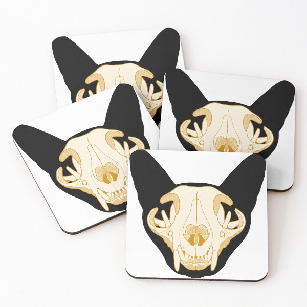 Item preview, Cat Skull designed and sold by nineteastudio.