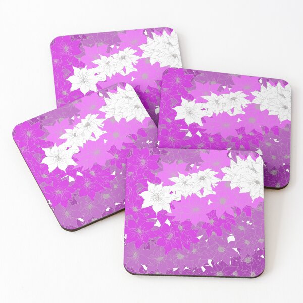 Item preview, Purple gradient clematis pattern designed and sold by Chino20.