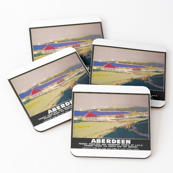 Item preview, cartel ferroviario Aberdeen designed and sold by stickart-marek.