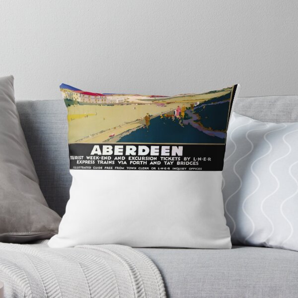 Item preview, Railway Poster Aberdeen designed and sold by stickart-marek.