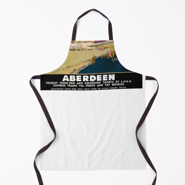 Item preview, Railway Poster Aberdeen designed and sold by stickart-marek.