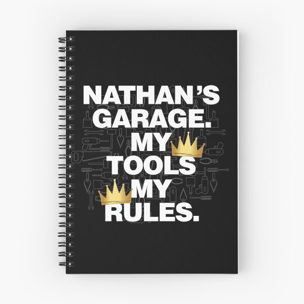 Item preview, Nathan Garage My Tools, My Rules designed and sold by HelloFromAja.