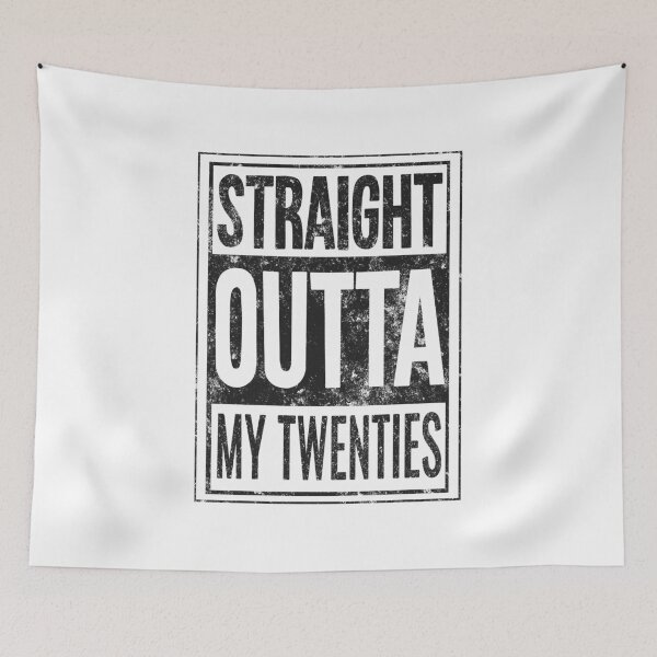 Item preview, Straight Outta My Twenties Birth Year Birthday Gift designed and sold by haselshirt.