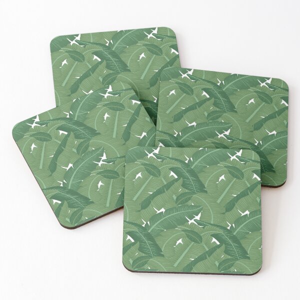 Item preview, Banana Leaves - White Background designed and sold by miavaldez.