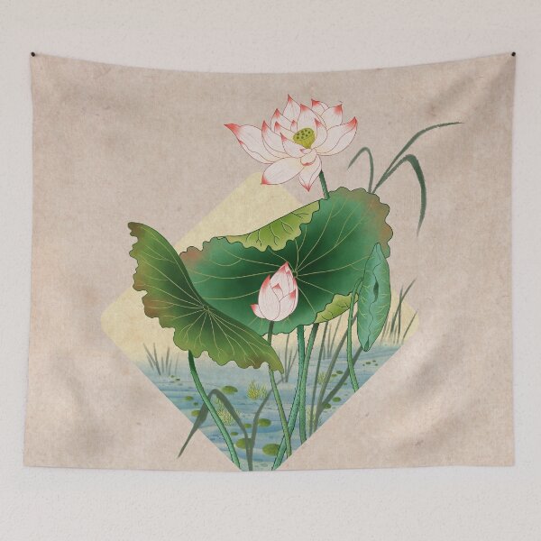 Item preview, lotursflowers A : Minhwa-Korean traditional/folk art designed and sold by minsillust.