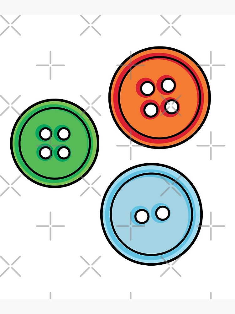 three multicoloured buttons by duxpavlic