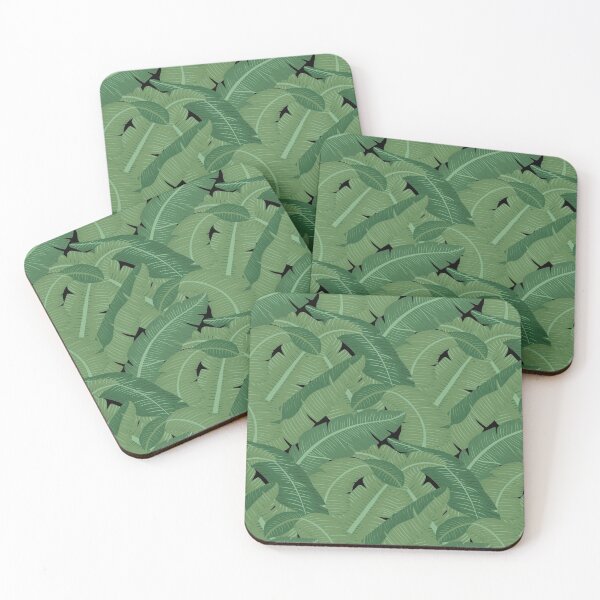 Item preview, Banana Leaves - Black Background designed and sold by miavaldez.