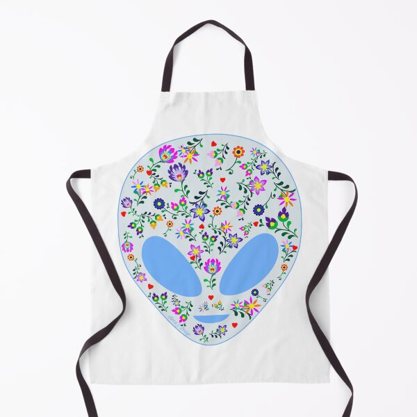 Item preview, Floral Face Alien designed and sold by Intriguing Eclectives by Janelle K.