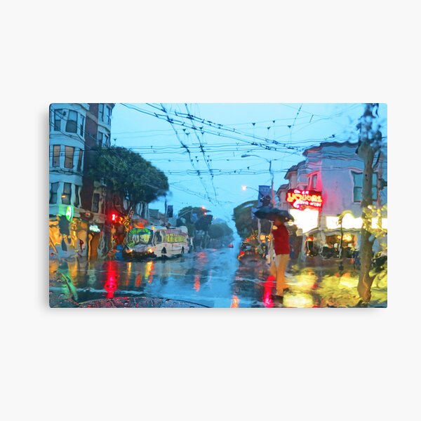 Fillmore in the Rain Canvas Print