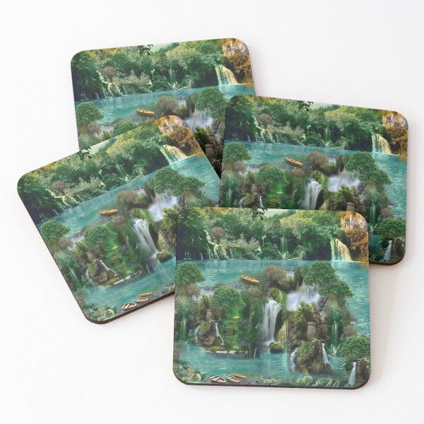 Item preview, Holiday Celebration at a Fantasy Lake designed and sold by NadineMay.