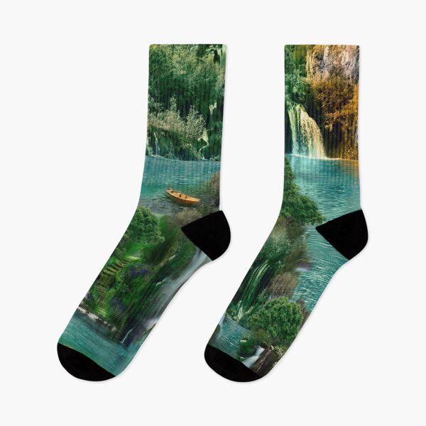 Item preview, Holiday Celebration at a Fantasy Lake designed and sold by NadineMay.