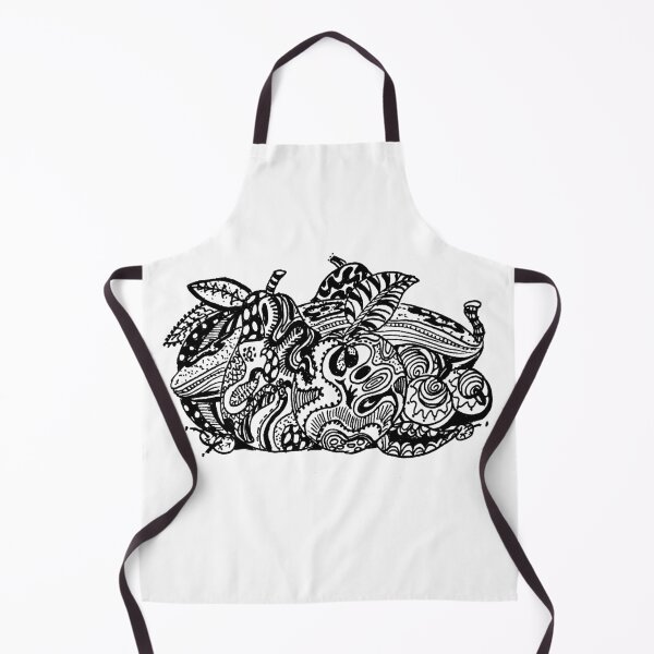 Item preview, Fruit 1 - An Aussie Tangle Black & White  designed and sold by Heatherian.