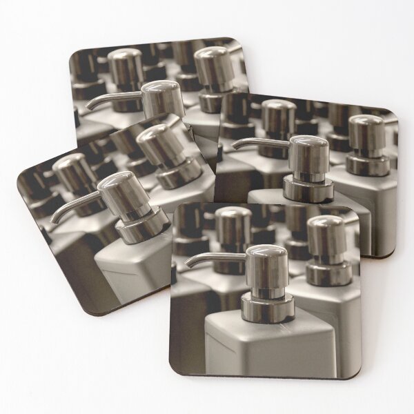 Item preview, Black empty liquid soap bottles	 designed and sold by EstelleRossetti.