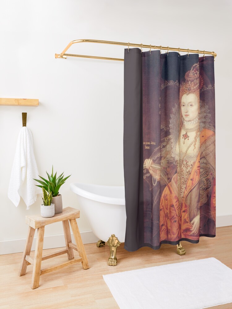 Alternate view of Queen Elizabeth I of England. By Darnley. Shower Curtain
