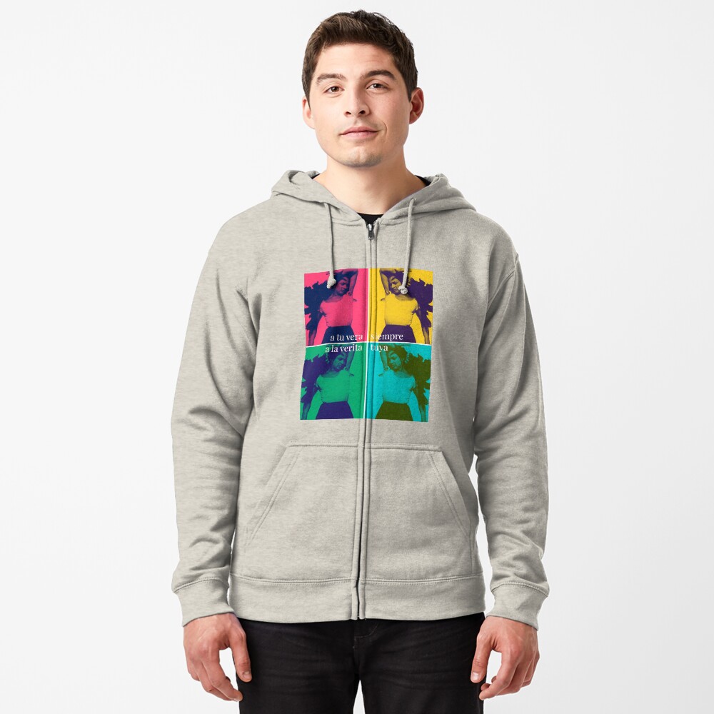 Vista previa del artículo con la obra «Sudadera con capucha y cremallera», diseñado y vendido por danimota.