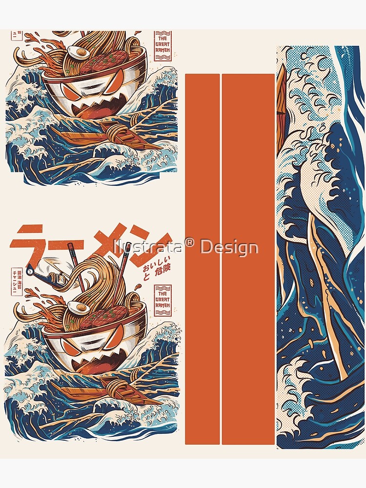 The Great Ramen off Kanagawa by ilustrata