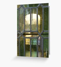Stained Glass Window Greeting Card
