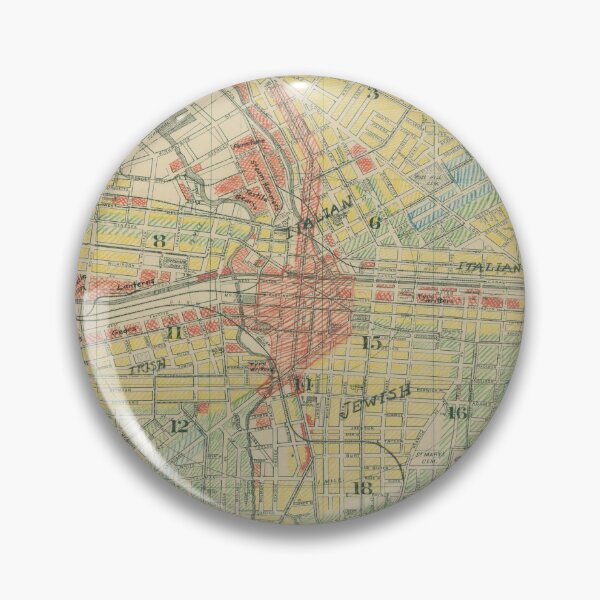 Item preview, Vintage Map of Syracuse NY (1918) designed and sold by BravuraMedia.