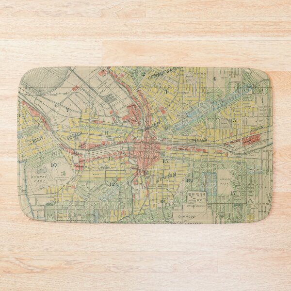 Item preview, Vintage Map of Syracuse NY (1918) designed and sold by BravuraMedia.