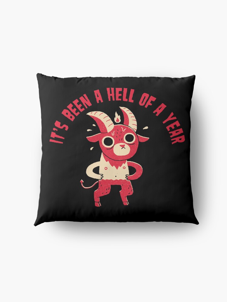 Alternate view of Hell Of A Year Floor Pillow