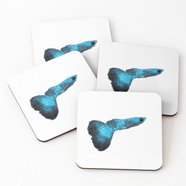 Item preview, Neon Blue Guppy designed and sold by Moopichino.