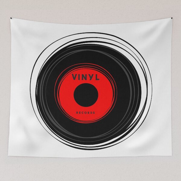 Item preview, Black and Red Vinyl Records Logo designed and sold by Mark Zajac.