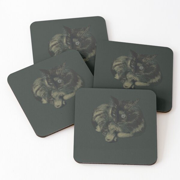 Item preview, Tortoiseshell cat digital art designed and sold by Blinkieyes.