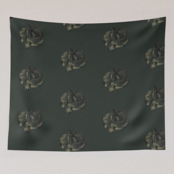 Item preview, Tortoiseshell cat digital art designed and sold by Blinkieyes.
