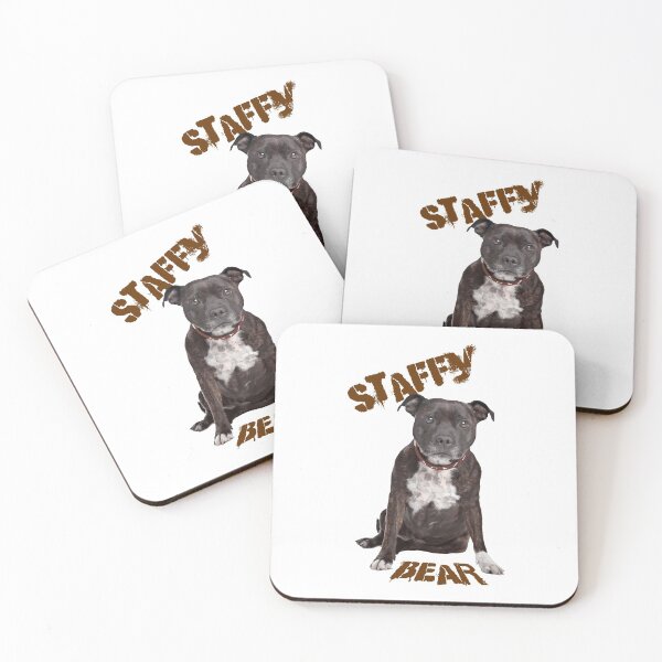 Item preview, Staffy Bear - Staffordshire Bull Terrier designed and sold by Ameiva-Apparel.