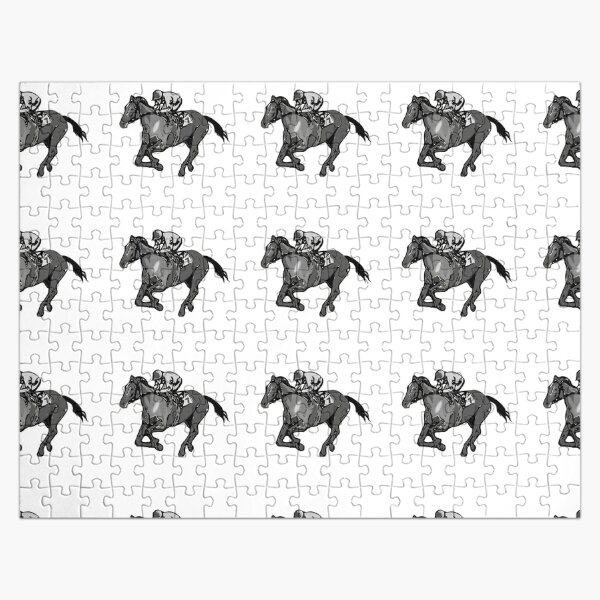 horse and jockey puzzle printable