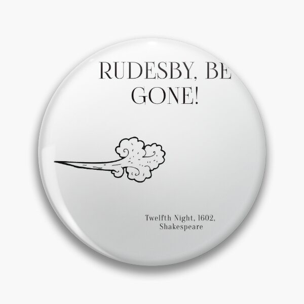 Item preview, Shakespeare's Twelfth Night – Rudesby, be gone! designed and sold by Shakespeare1616.